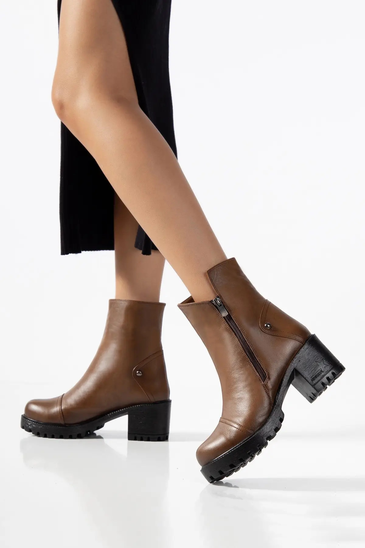 Hakiki Deri Kadın Bot DC2558 - TABAGR